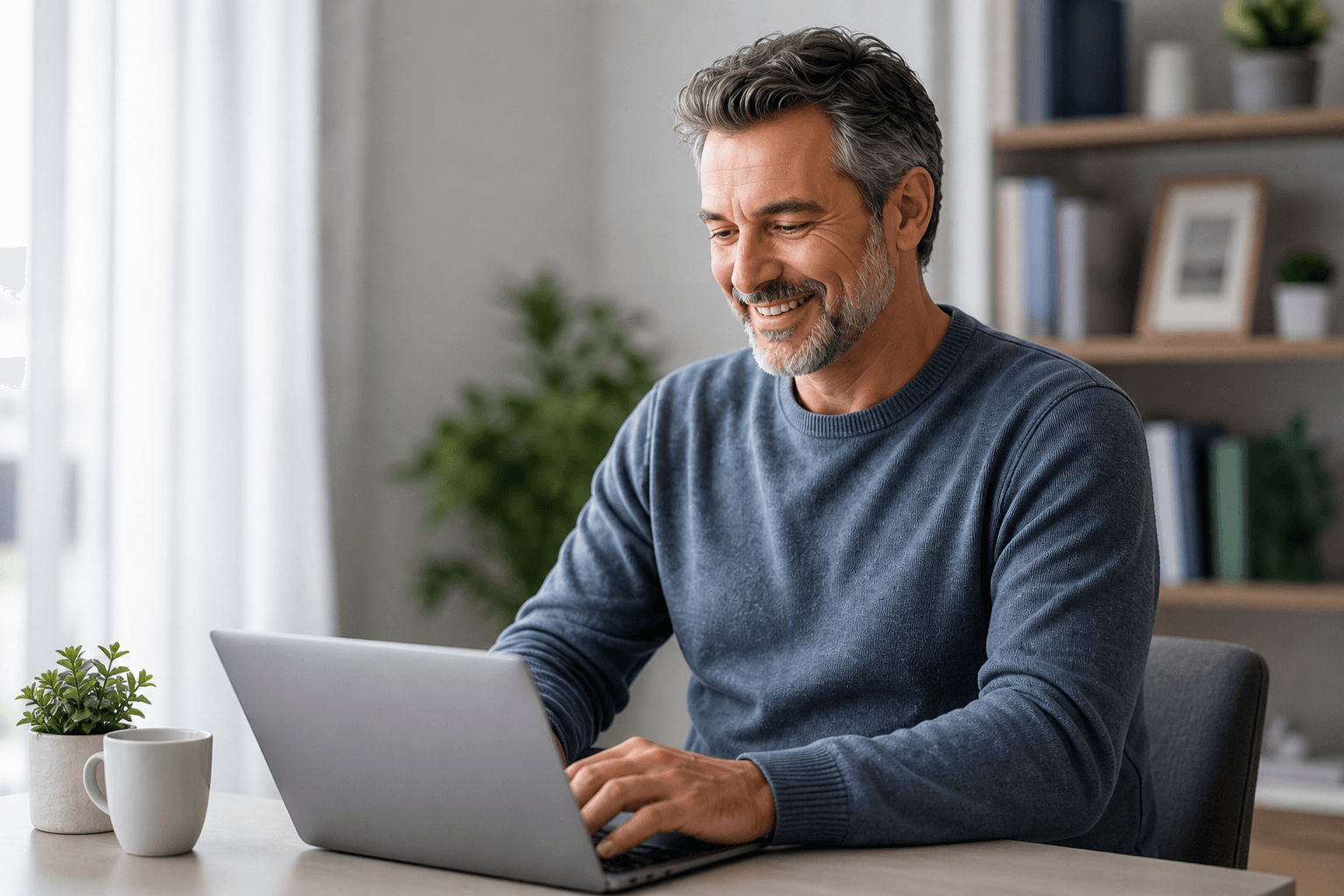 Médico em consulta online por videochamada
